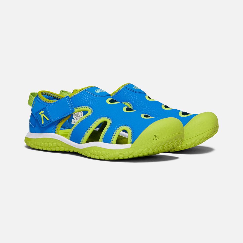 Sandalias Keen Mexico Azules/Verdes - Niños Stingray - KR2149673